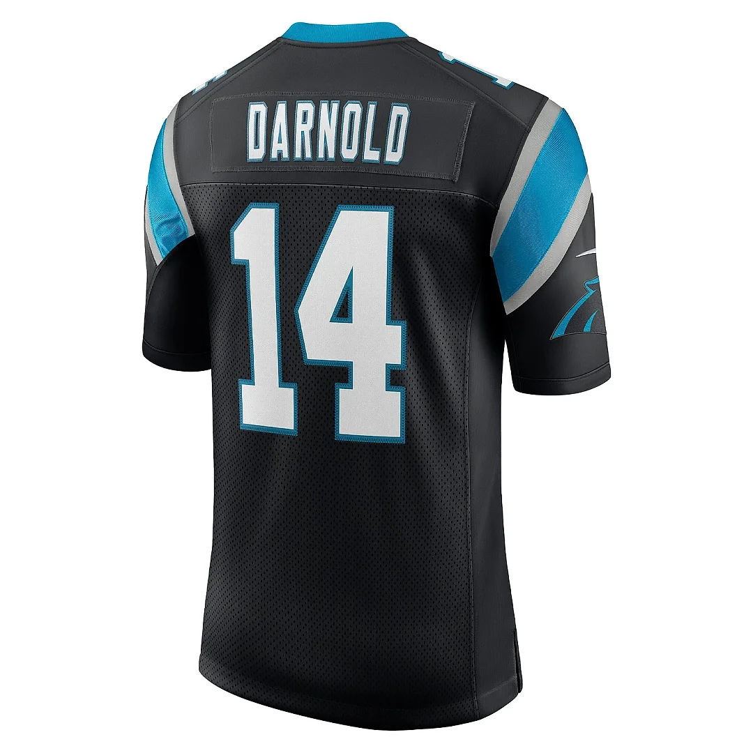 Zennovawear Men's Carolina Panthers Sam Darnold Black Vapor Limited Jersey