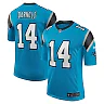 Zennovawear Men's Carolina Panthers Sam Darnold Blue Vapor Limited Jersey