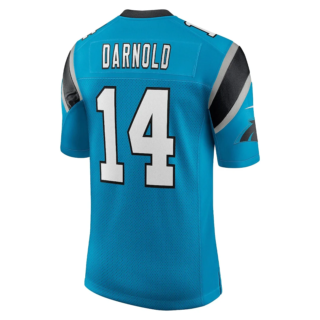 Zennovawear Men's Carolina Panthers Sam Darnold Blue Vapor Limited Jersey