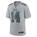 Zennovawear Men's Carolina Panthers Sam Darnold Gray Atmosphere Fashion Game Jersey