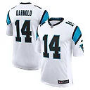 Zennovawear Men's Carolina Panthers Sam Darnold White Vapor Limited Jersey