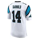 Zennovawear Men's Carolina Panthers Sam Darnold White Vapor Limited Jersey