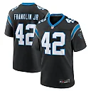 Zennovawear Men's Carolina Panthers Sam Franklin Jr. Black Team Game Jersey