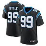 Zennovawear Men's Carolina Panthers Shy Tuttle Black Game Jersey