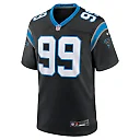 Zennovawear Men's Carolina Panthers Shy Tuttle Black Game Jersey