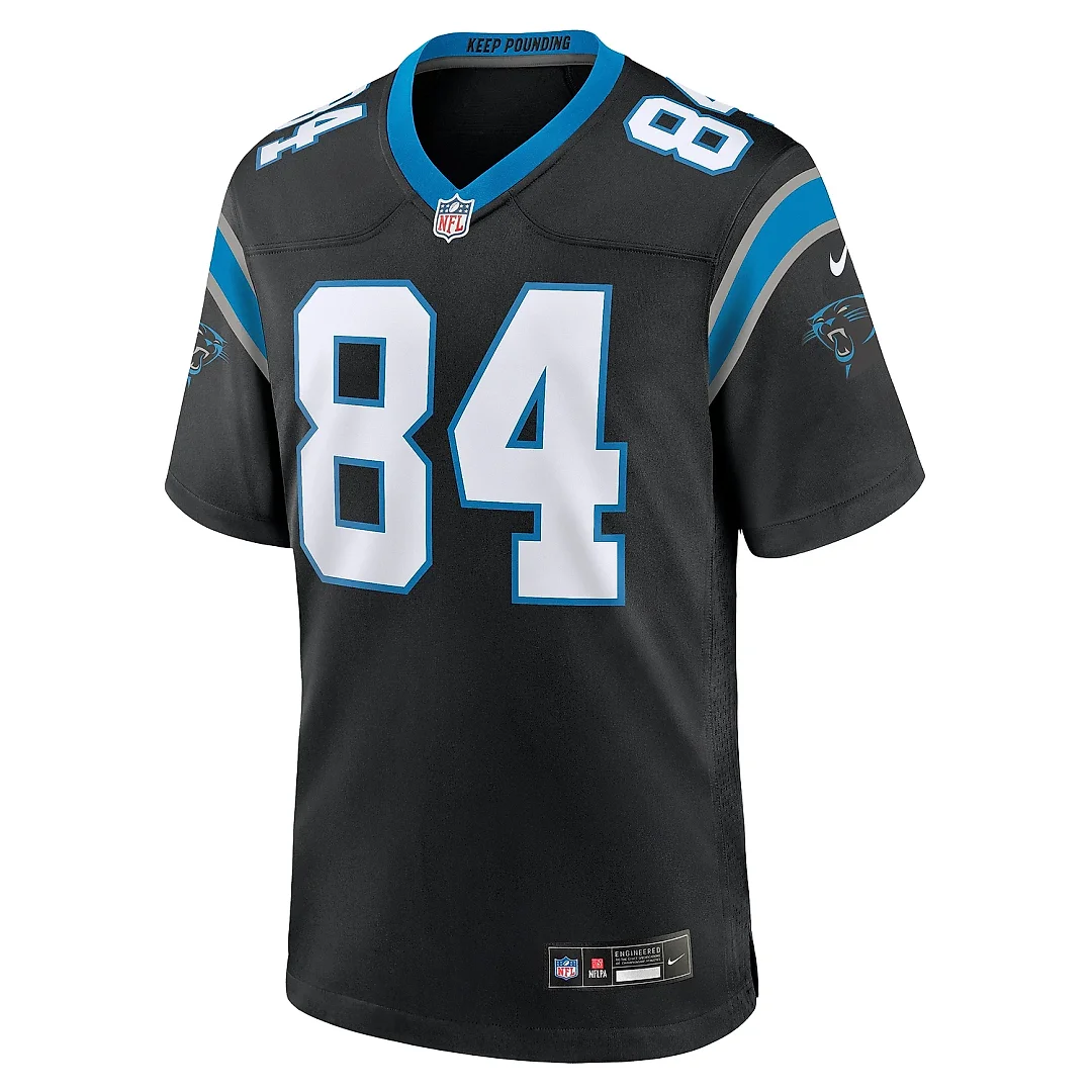 Zennovawear Men's Carolina Panthers Stephen Sullivan Black Team Game Jersey