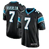 Zennovawear Men's Carolina Panthers Steve Beuerlein Black Retired Player Jersey