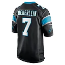 Zennovawear Men's Carolina Panthers Steve Beuerlein Black Retired Player Jersey
