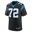 Zennovawear Men's Carolina Panthers Taylor Moton Black Team Game Jersey