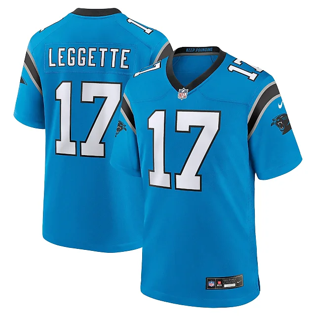 Zennovawear Men's Carolina Panthers Xavier Legette Blue Alternate Game Jersey