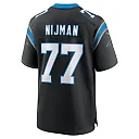 Zennovawear Men's Carolina Panthers Yosh Nijman Black Game Jersey