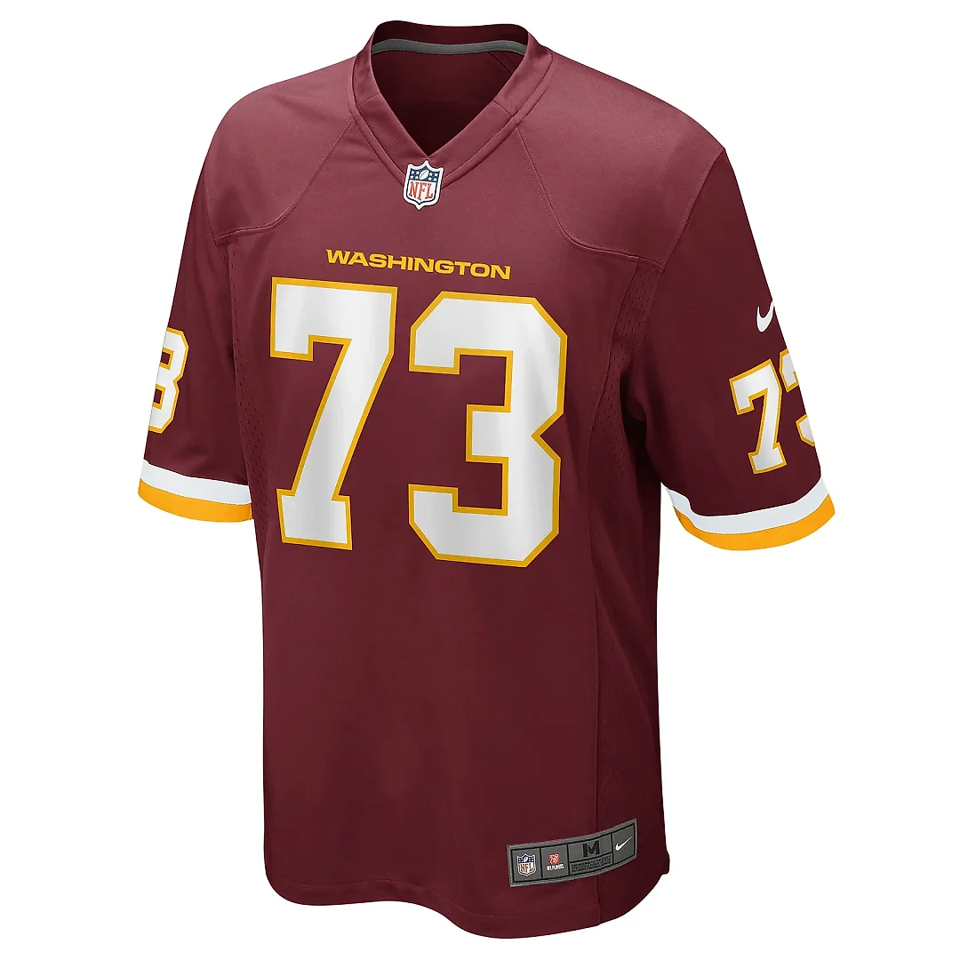 Zennovawear Men's Chase Roullier Washington Football Team Burgundy Game Player Jersey