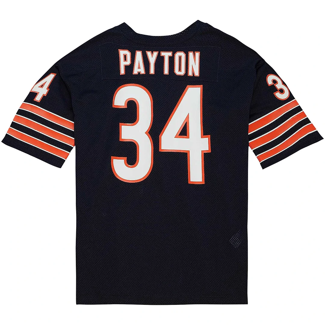 Zennovawear Men's Chicago Bears 1983 Walter Payton Mitchell & Ness Navy Throwback Retired Player Jersey