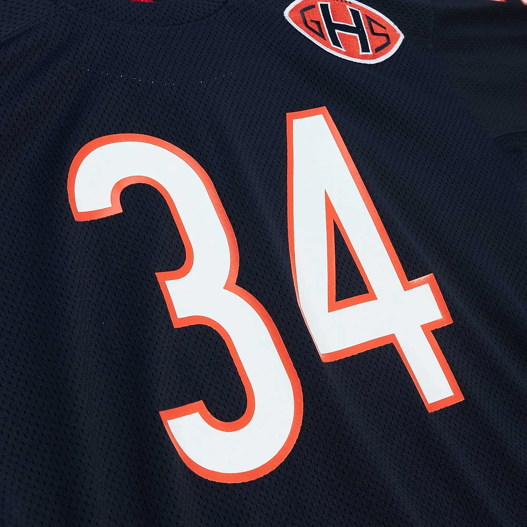 Zennovawear Men's Chicago Bears 1983 Walter Payton Mitchell & Ness Navy Throwback Retired Player Jersey