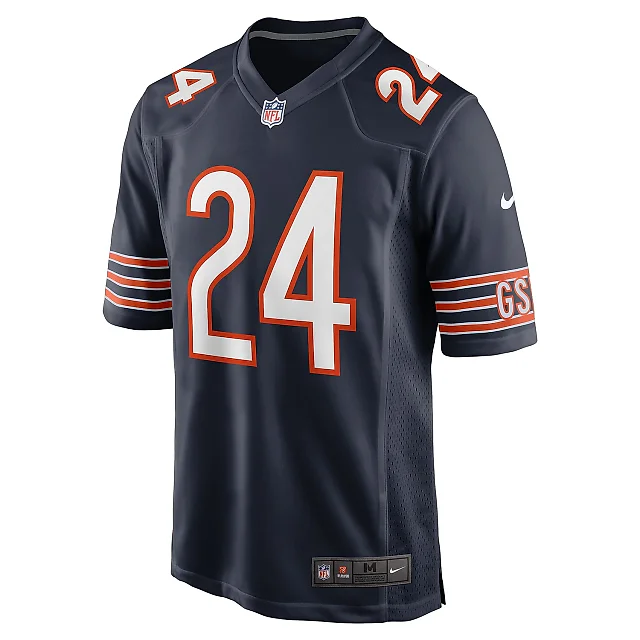 Zennovawear Men's Chicago Bears Adrian Colbert Navy Team Game Jersey