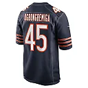Zennovawear Men's Chicago Bears Amen Ogbongbemiga Navy Game Jersey