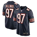 Zennovawear Men's Chicago Bears Andrew Billings Navy Game Jersey