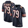 Zennovawear Men's Chicago Bears Austen Pleasants Navy Game Jersey