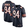 Zennovawear Men's Chicago Bears Austin Booker Navy Game Jersey
