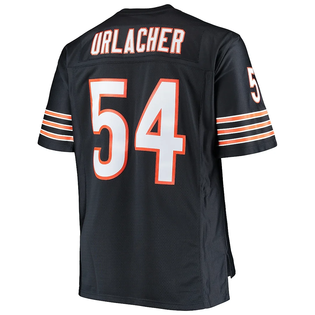 Zennovawear Men's Chicago Bears Brian Urlacher Mitchell & Ness Navy Big & Tall 2001 Retired Player Jersey