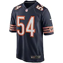 Zennovawear Men's Chicago Bears Brian Urlacher Navy Game Retired Player Jersey