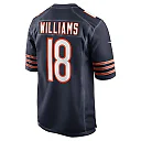 Zennovawear Men's Chicago Bears Caleb Williams Navy Player Game Jersey