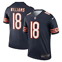 Zennovawear Men's Chicago Bears Caleb Williams Navy Team Legend Player Performance Top