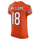 Zennovawear Men's Chicago Bears Caleb Williams Orange Alternate Vapor F.U.S.E. Elite Jersey