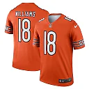 Zennovawear Men's Chicago Bears Caleb Williams Orange Alternate Legend Player Performance Top