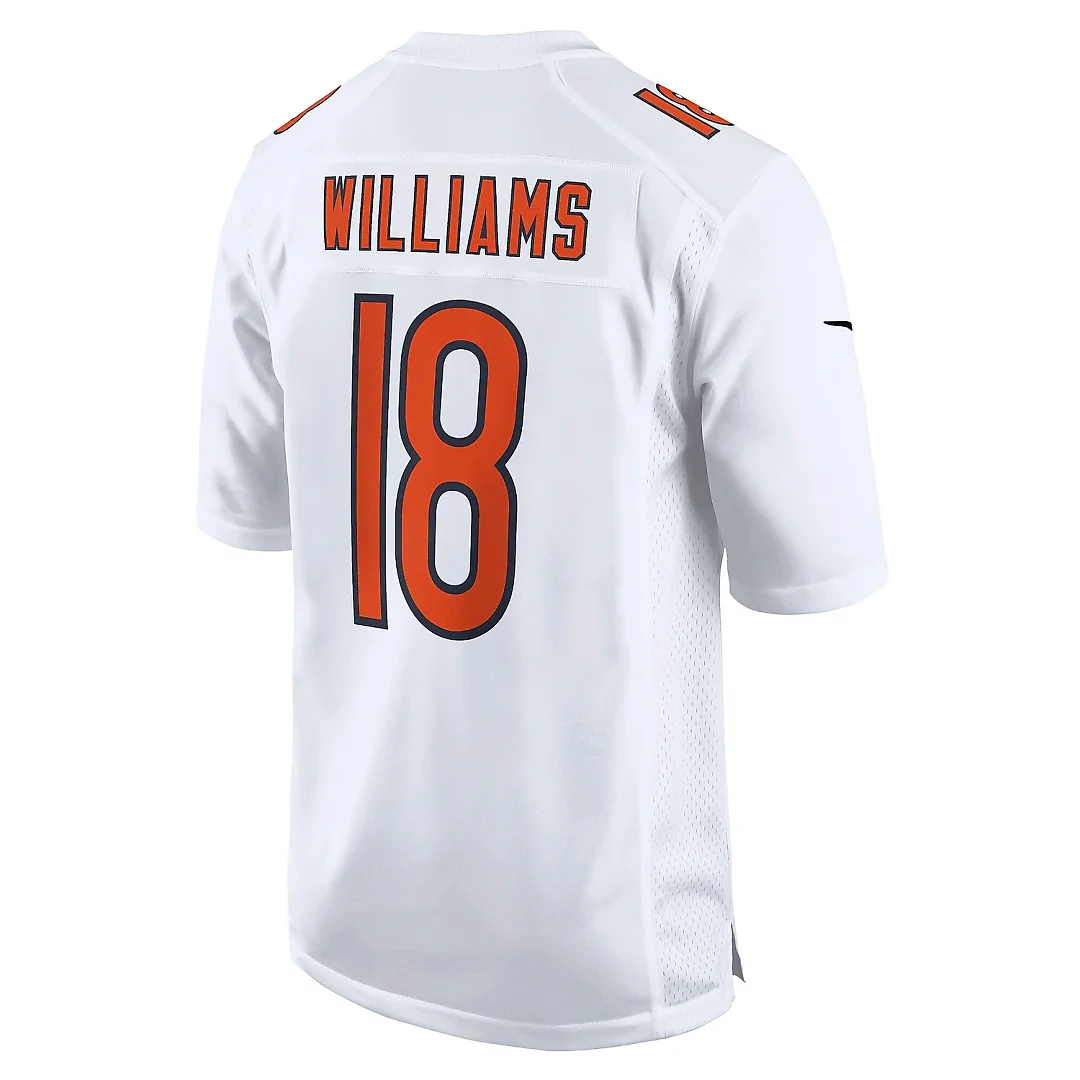 Zennovawear Men's Chicago Bears Caleb Williams Tundra White Fashion Jersey