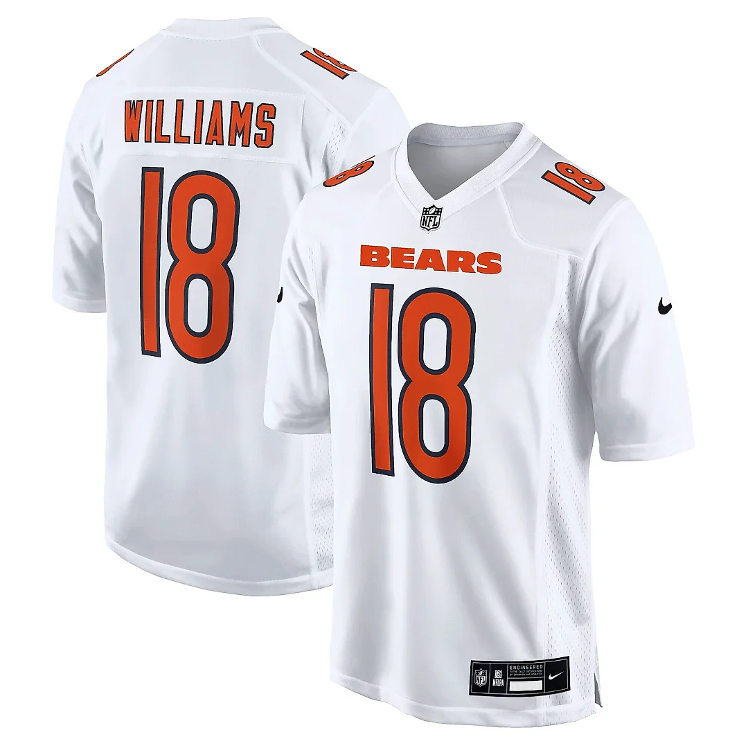 Zennovawear Men's Chicago Bears Caleb Williams Tundra White Fashion Jersey