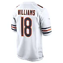 Zennovawear Men's Chicago Bears Caleb Williams White 2024 NFL Draft First Round Pick Player Game Jersey