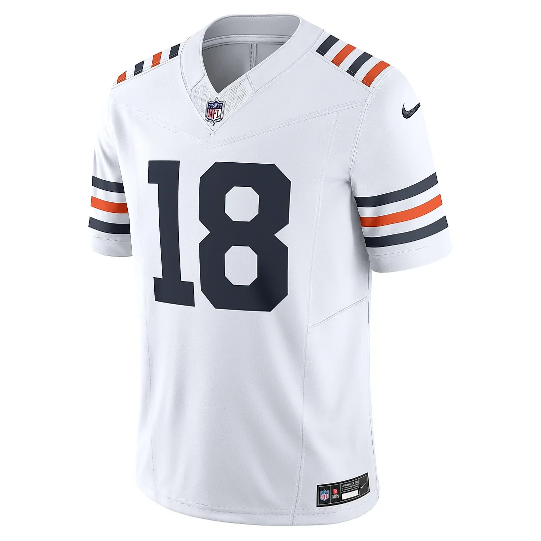 Zennovawear Men's Chicago Bears Caleb Williams White Vapor F.U.S.E. Limited Jersey