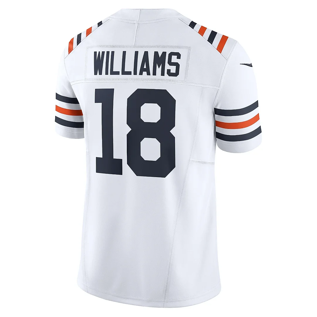 Zennovawear Men's Chicago Bears Caleb Williams White Vapor F.U.S.E. Limited Jersey