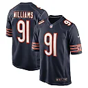 Zennovawear Men's Chicago Bears Chris Williams Navy Game Jersey