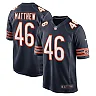 Zennovawear Men's Chicago Bears Christian Matthew Navy Game Jersey
