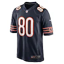 Zennovawear Men's Chicago Bears Collin Johnson Navy Game Jersey
