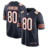Zennovawear Men's Chicago Bears Collin Johnson Navy Game Jersey