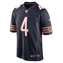 Zennovawear Men's Chicago Bears D'Andre Swift Navy Game Jersey