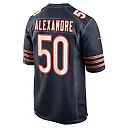 Zennovawear Men's Chicago Bears Deslin Alexandre Navy Team Game Jersey