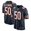 Zennovawear Men's Chicago Bears Deslin Alexandre Navy Team Game Jersey