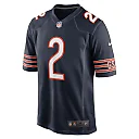 Zennovawear Men's Chicago Bears D.J. Moore Navy Team Color Game Jersey