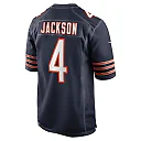 Zennovawear Men's Chicago Bears Eddie Jackson Navy Game Player Jersey