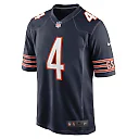 Zennovawear Men's Chicago Bears Eddie Jackson Navy Game Player Jersey