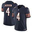 Zennovawear Men's Chicago Bears Eddie Jackson Navy Vapor F.U.S.E. Limited Jersey