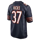 Zennovawear Men's Chicago Bears Elijah Hicks Navy Game Player Jersey
