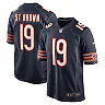 Zennovawear Men's Chicago Bears Equanimeous St. Brown Navy Game Player Jersey