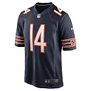 Zennovawear Men's Chicago Bears Gerald Everett Navy Game Jersey