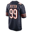 Zennovawear Men's Chicago Bears Gervon Dexter Sr Navy Team Game Jersey