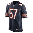 Zennovawear Men's Chicago Bears Jack Sanborn Navy Game Player Jersey
